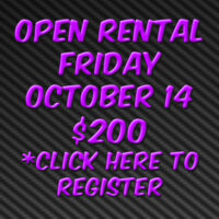 Open Track Rental - October 14