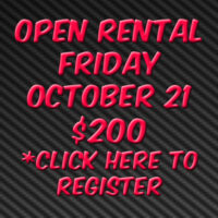 Open Track Rental - October 21